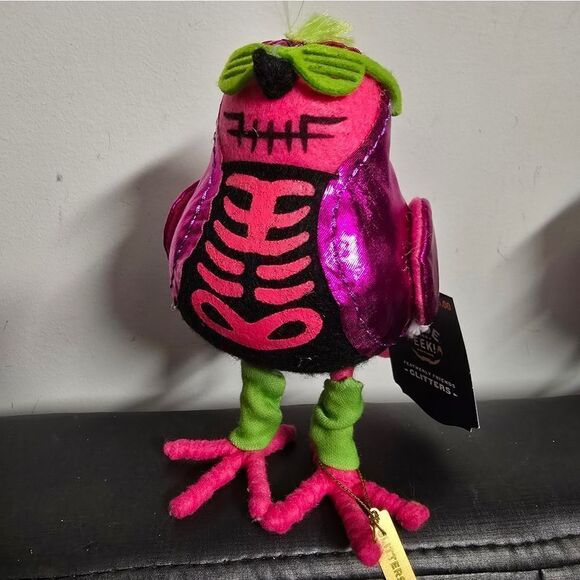 Lot of two Target Hyde & Eek Halloween Birds Featherly Friends - Picture 2 of 10